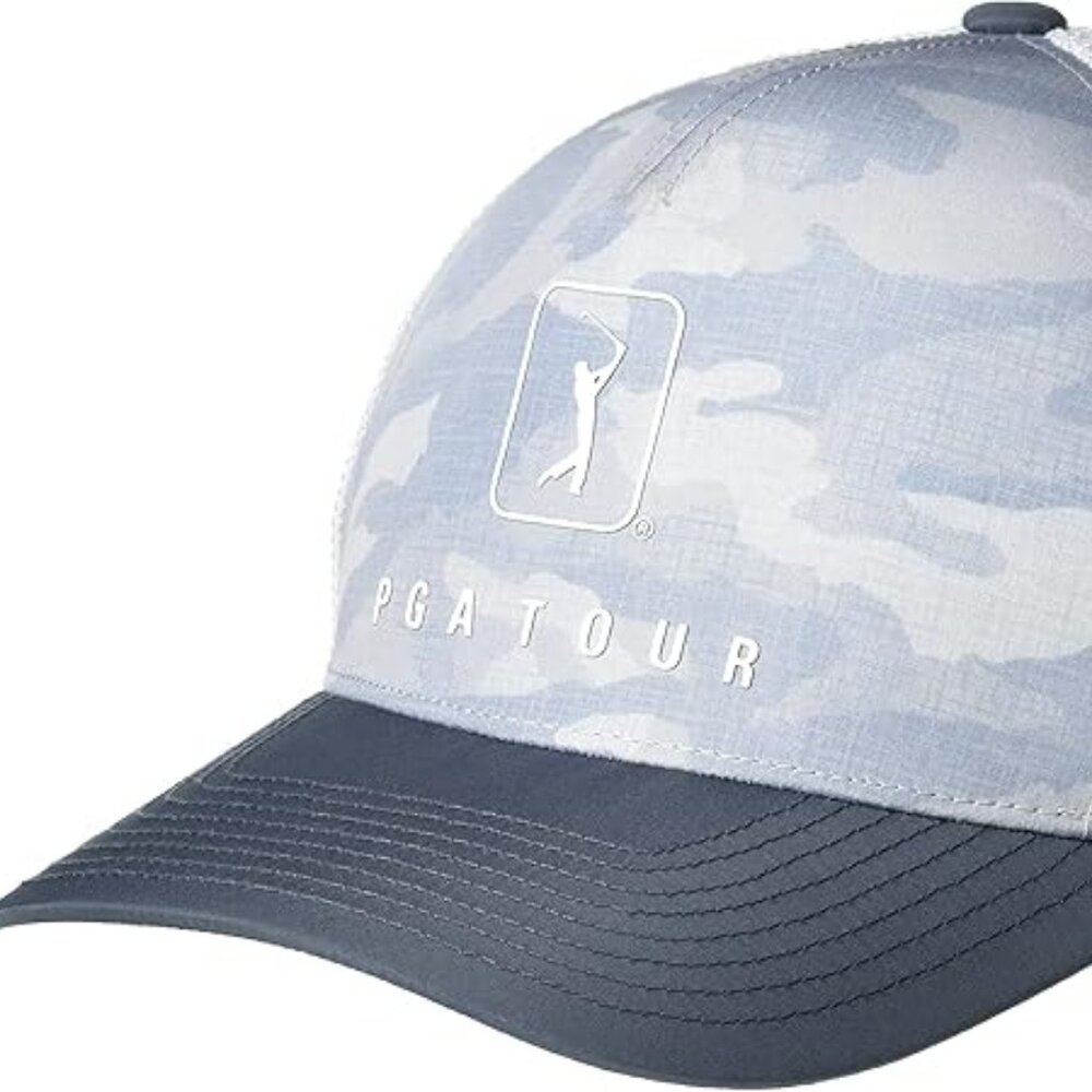 Brand New! PGA Tour Men's Standard Camo Golf Trucker Hat